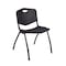 Kobe Kobe Square Table & Chair Set, Wood, Metal, Plastic Top, Maple TKB3636PL47BK - alternate 5